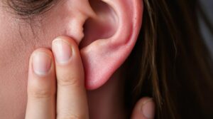 ear blockage from stress